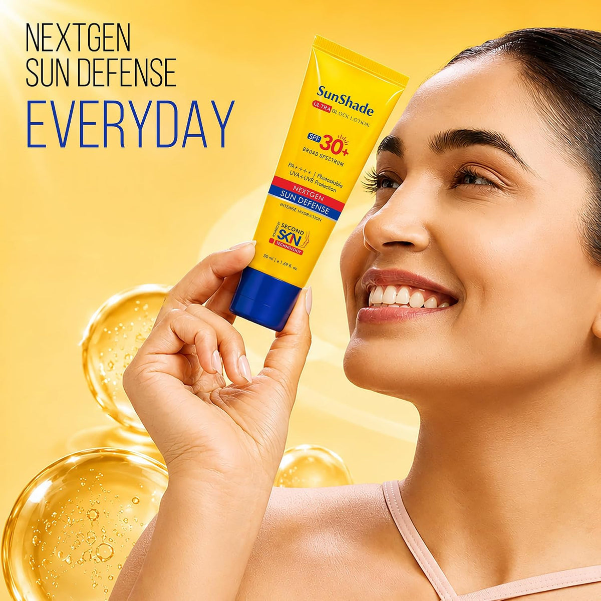 Sunshade Ultra Block Lotion SPF 30+ PA++++ In Vivo Tested | Body Sunscreen with Broad Spectrum UVA & UVB Protection | Advanced Filters for Pollution & Tanning |