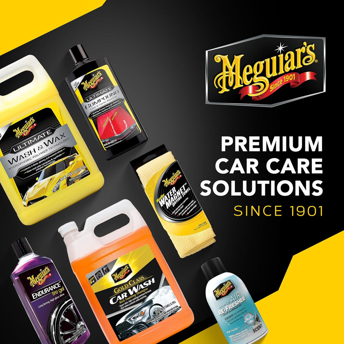 Meguiar's® Whole Car Air Re-Fresher | Eliminates permanent Odour | produces new car scent | One time solution for removing any strong odour