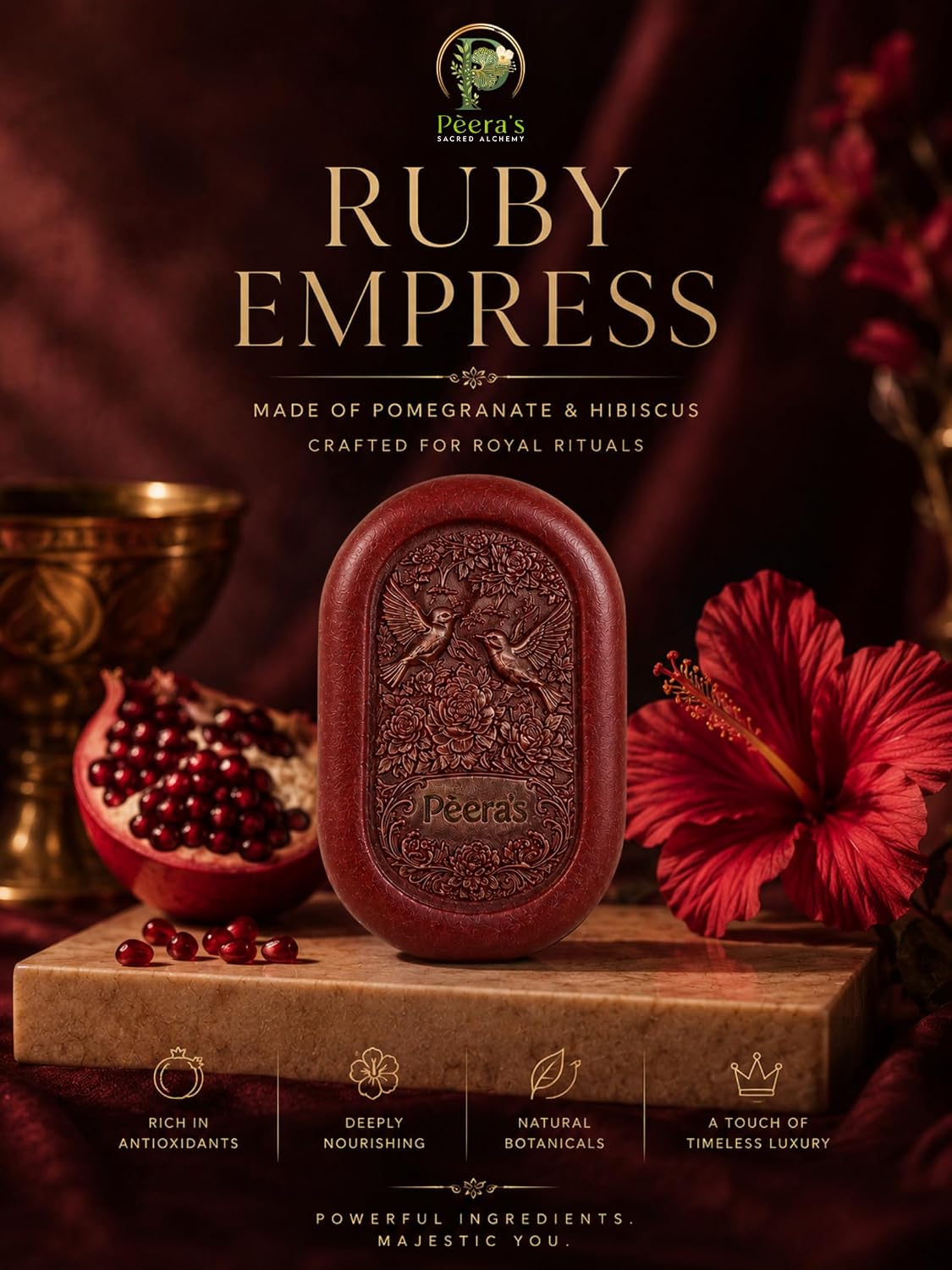 Ruby Empress Perfumed Soap Bar
