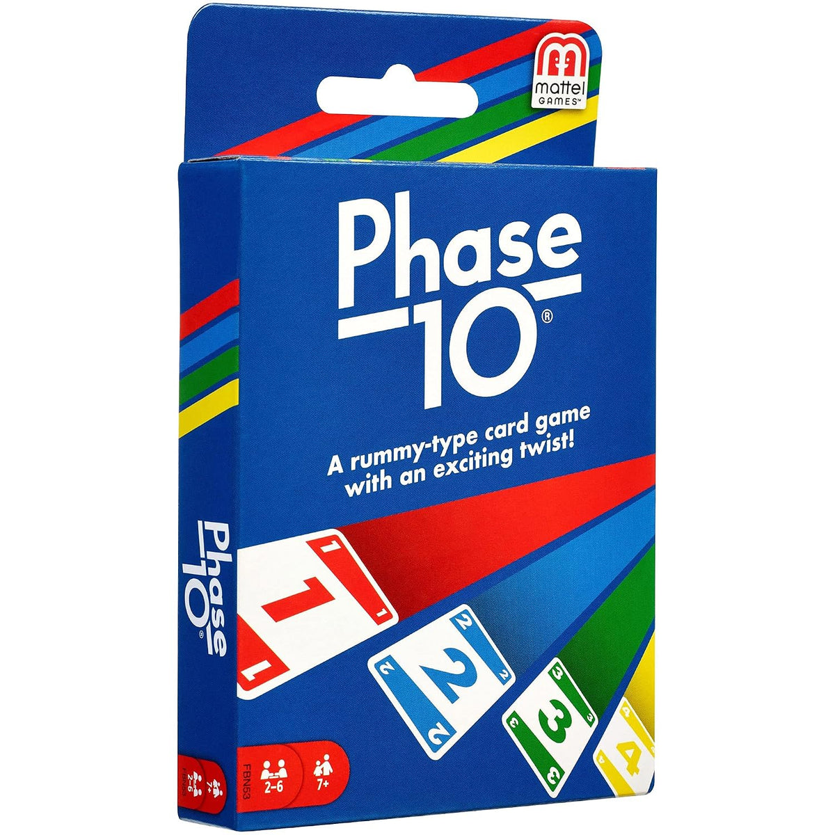 Mattel Games Phase 10 Card Game, Multi Color Skip Bo Card Game