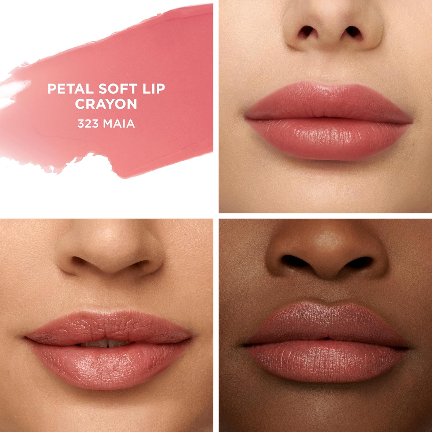 Laura Mercier Petal Soft Lipstick Crayon, 24HR Lip Softening Hydration, 12HR Sheer Matte Lip Color, Comfortable Weightless Wear, Diffused, Blurred Effect