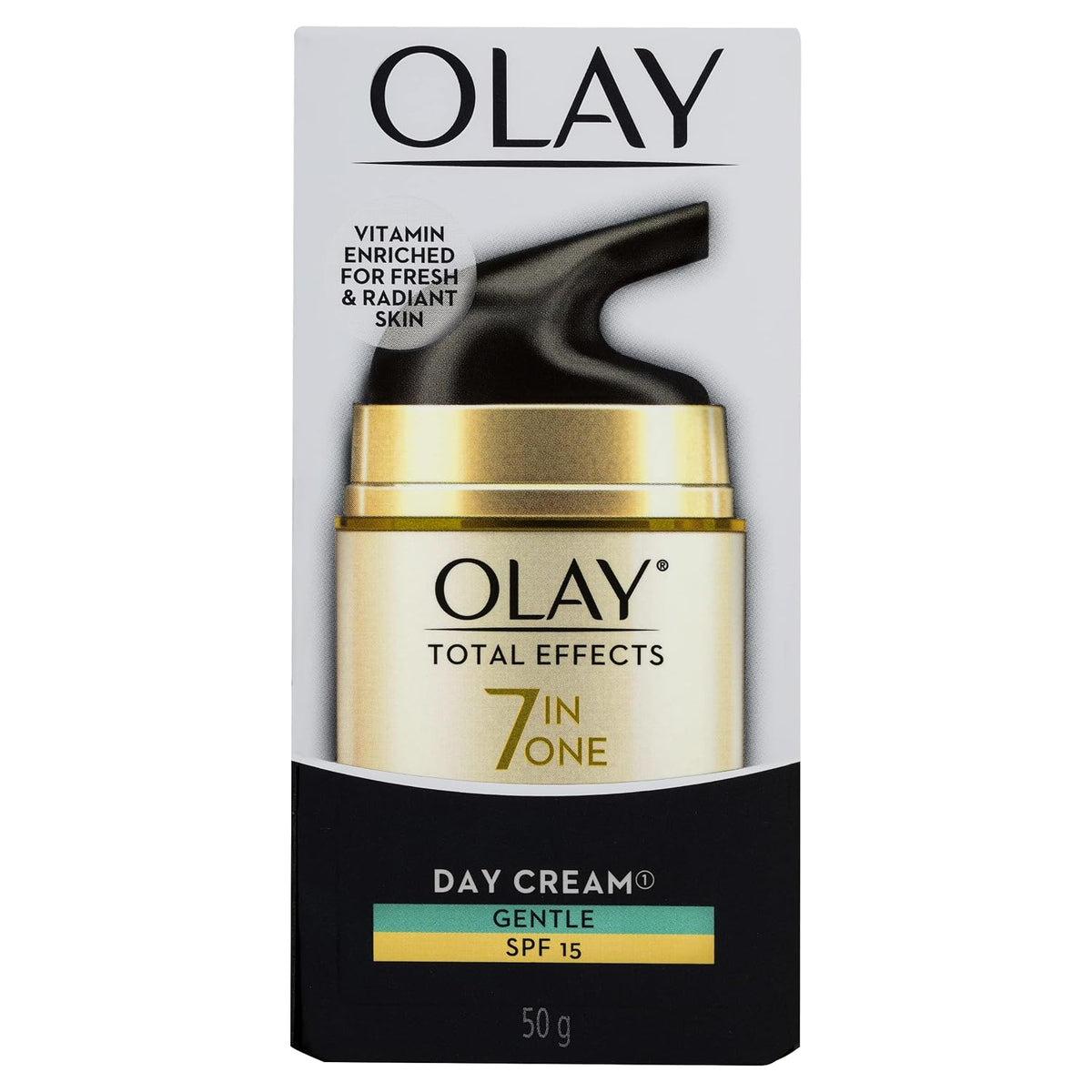 Olay Total Effects Anti Ageing Skin Cream (Moisturizer)| Fights 7 Signs of Ageing | With Niacinamide and Green Tea Extracts | Normal, Oily, Dry, Combination Ski