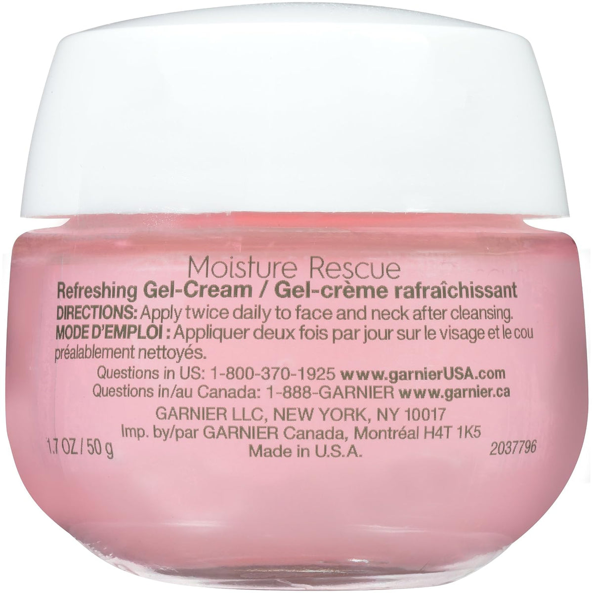 Garnier Skincare Moisture Rescue Refreshing Gel-Cream for Dry Skin for Dry Skin 1.7 Fluid Ounce