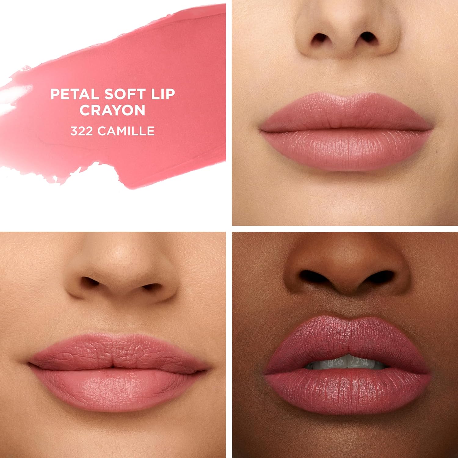 Laura Mercier Petal Soft Lipstick Crayon, 24HR Lip Softening Hydration, 12HR Sheer Matte Lip Color, Comfortable Weightless Wear, Diffused, Blurred Effect