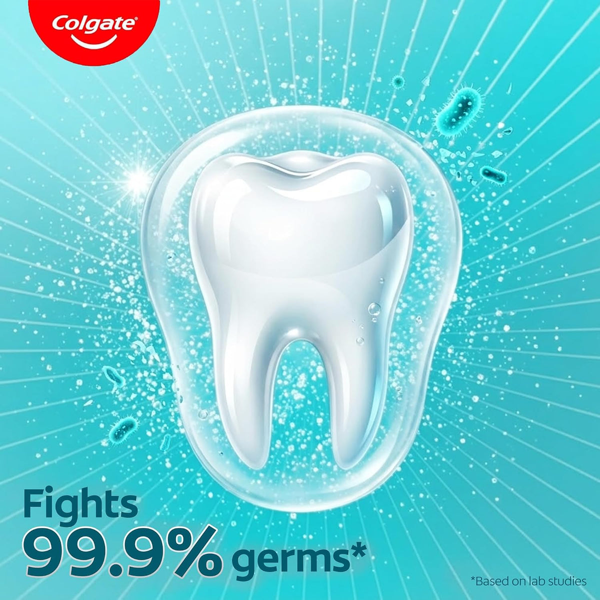 Colgate Active Salt Toothpaste, Germ Fighting Toothpaste for Healthy Gums and Teeth, Tooth Decay Prevention, Gum Protection, Eliminates Bad Breath, Plaque Remov