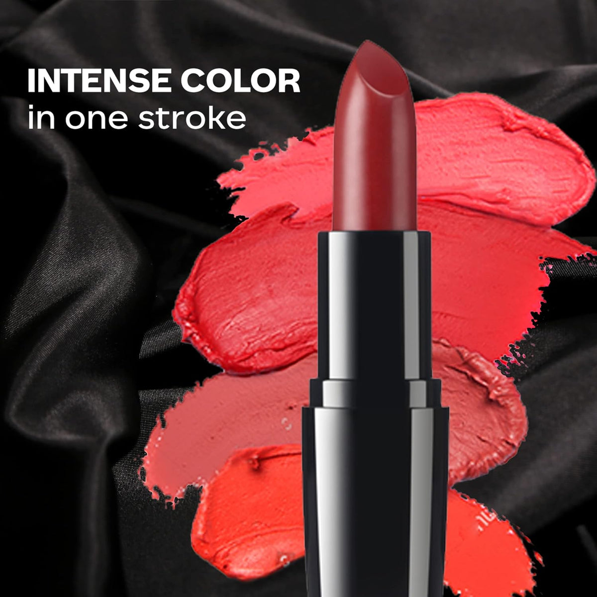 FACES CANADA Weightless Creme Finish Lipstick - Imperial Plum (Plum), 4g | Creamy Finish | Smooth Texture | Long Lasting Rich Color | Hydrated Lips | Vitamin E,