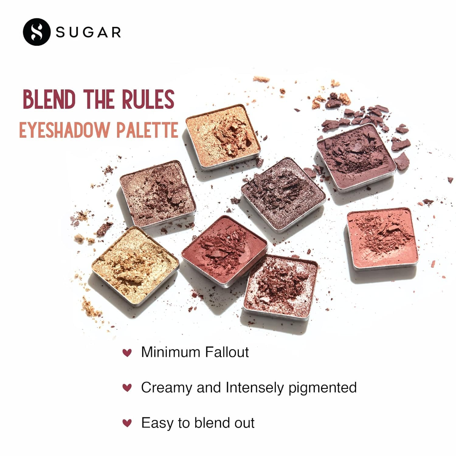 SUGAR - Blend The Rules - Matte Eyeshadow Palette (05 Willow) - 10.4g