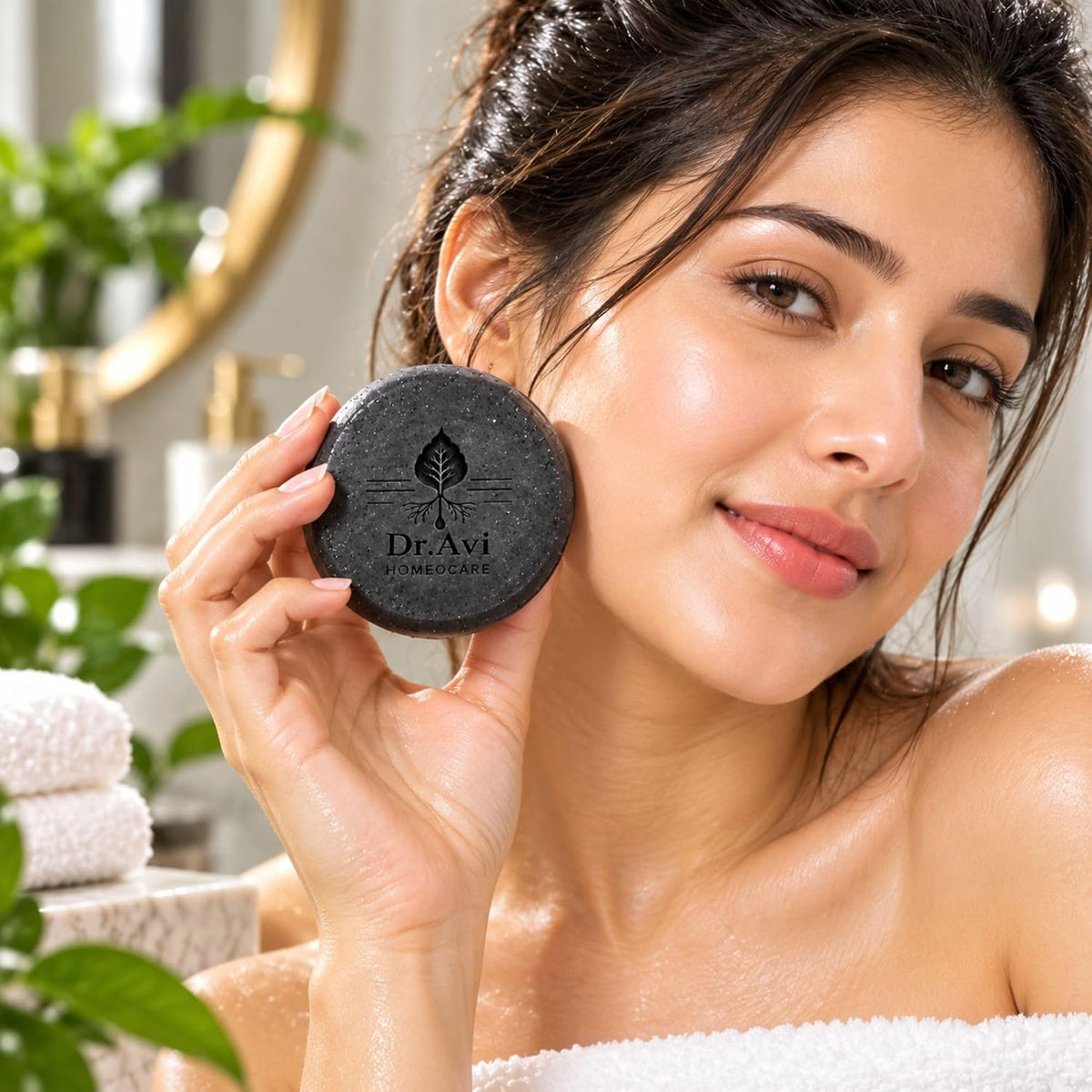 Dr. Avi Activated Charcoal Soap for Face & Body | Oil Control | 3 Bars Pack
