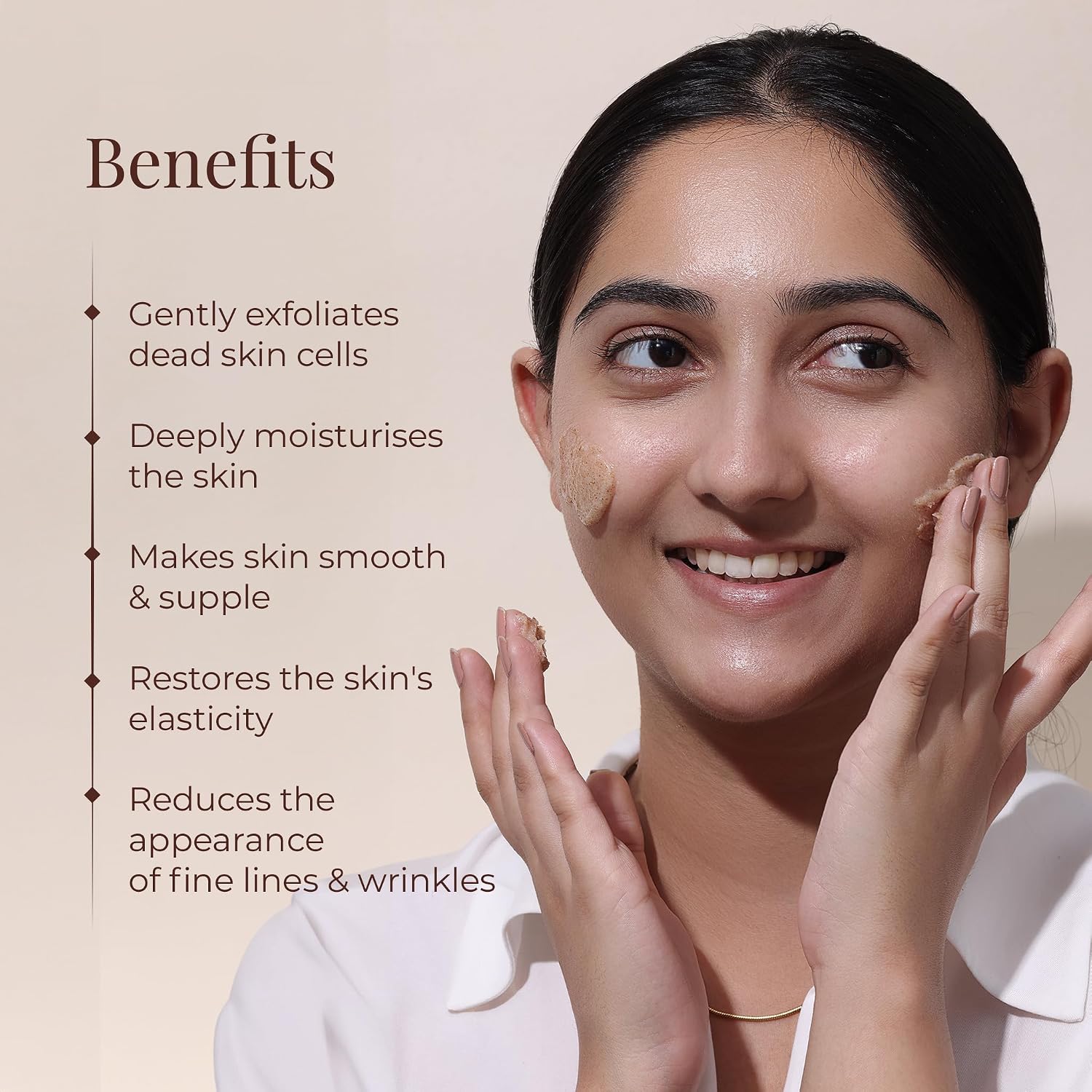Forest Essentials Nourishing Facial Scrub Black Sesame & Jaggery | Ayurvedic Gentle Daily Face Exfoliator | Deeply Moisturising Face Scrub for Normal to Dry Skin