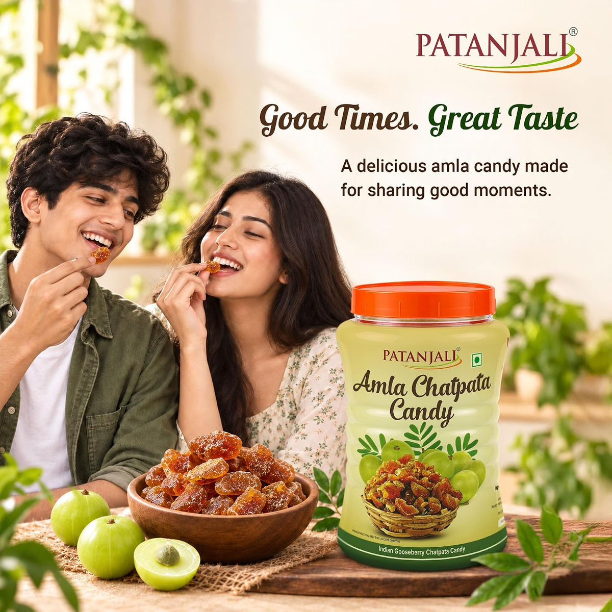 Patanjali Amla Chatpata Candy 500 gram 500 g (Pack of 1)