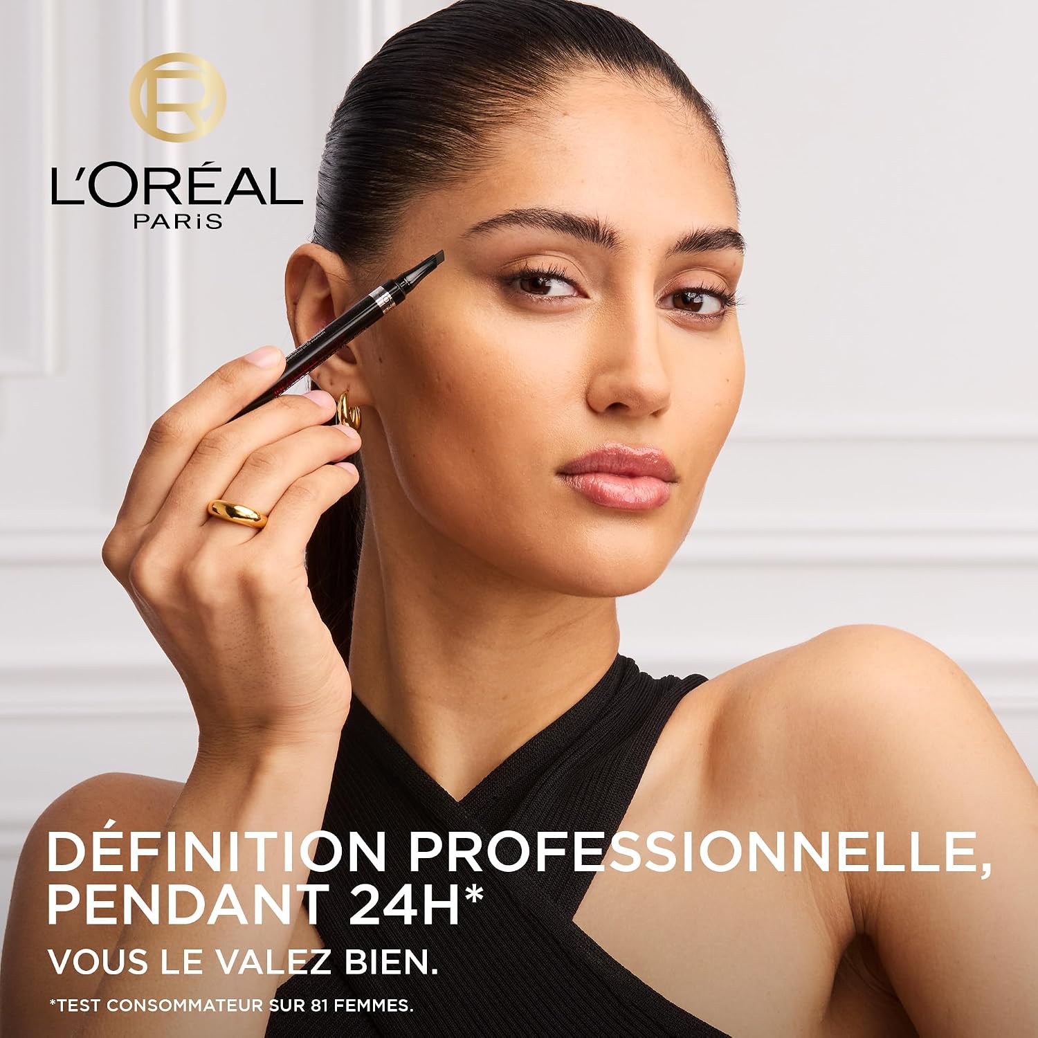 L’Oreal Paris Infallible 24H Brow Filling Triangular Pencil- 3.0 Brunette, 1g