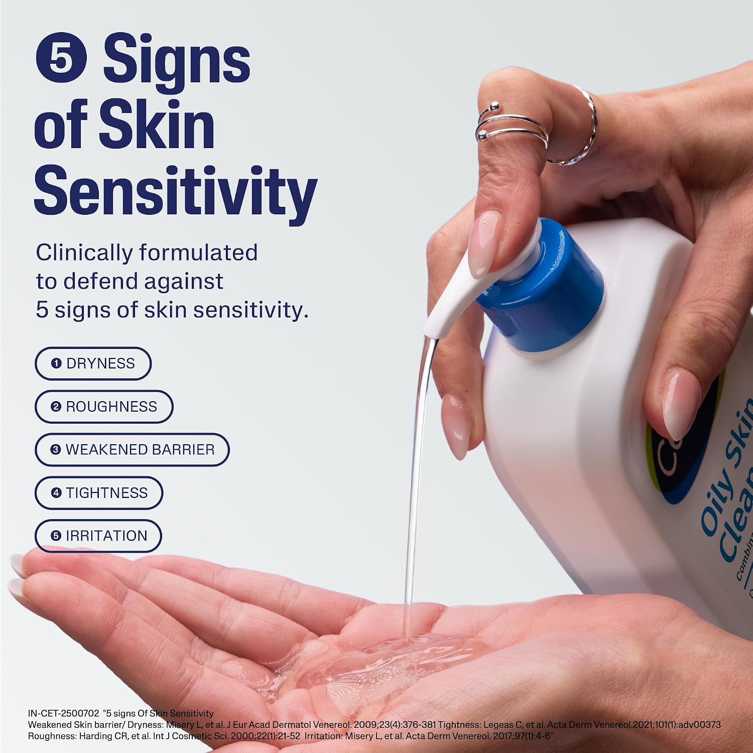 Cetaphil Oily Skin Cleanser, Daily Face Wash for Oily, Acne prone Skin, Gentle Foaming, 118ml