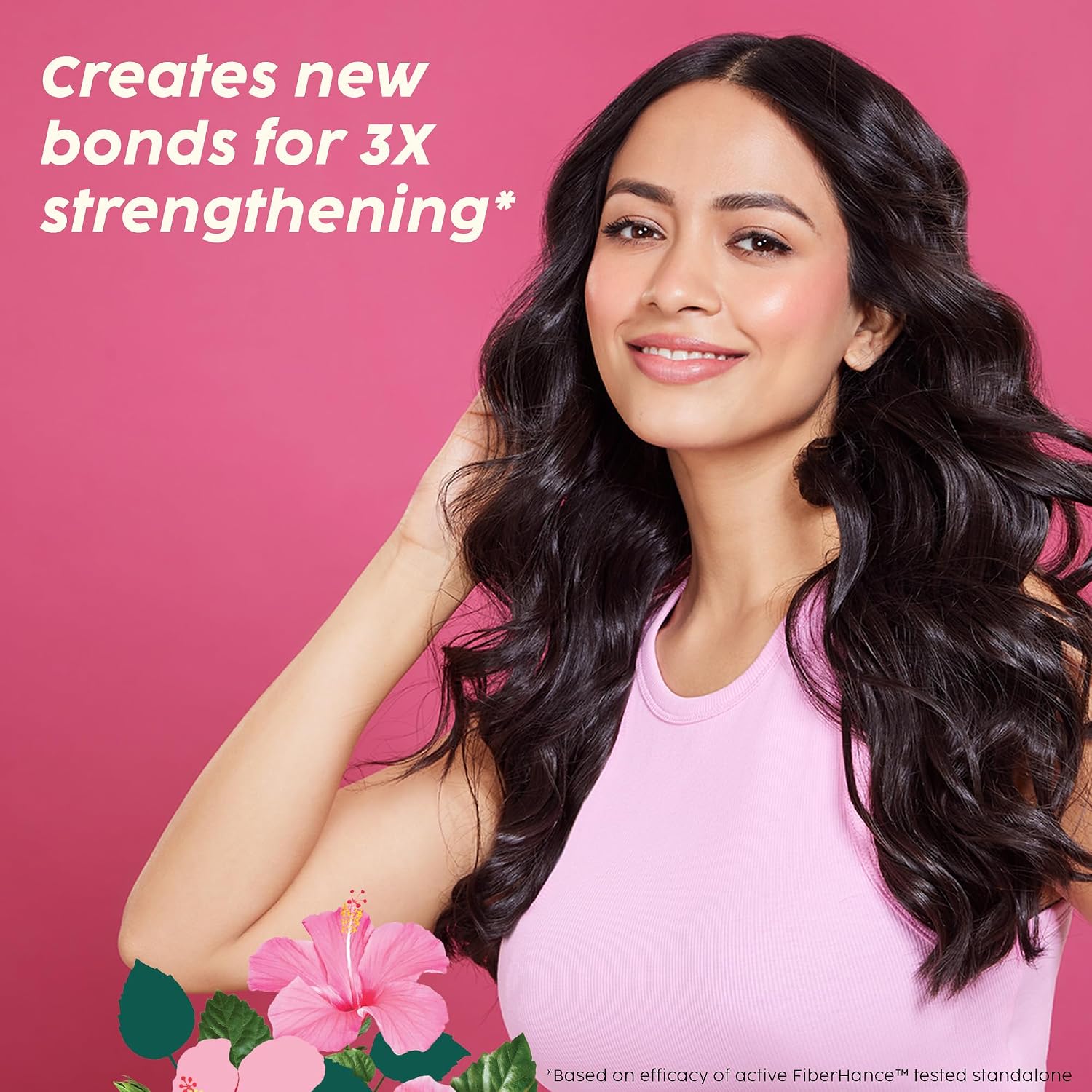 PLIX - THE PLANT FIX Hibiscus Bond Repair 10-in-1 Hair Serum | FiberHance™ | Repairs Damage Hair | Strengthens Keratin Structure | Provides 3X strengthening | 50ml