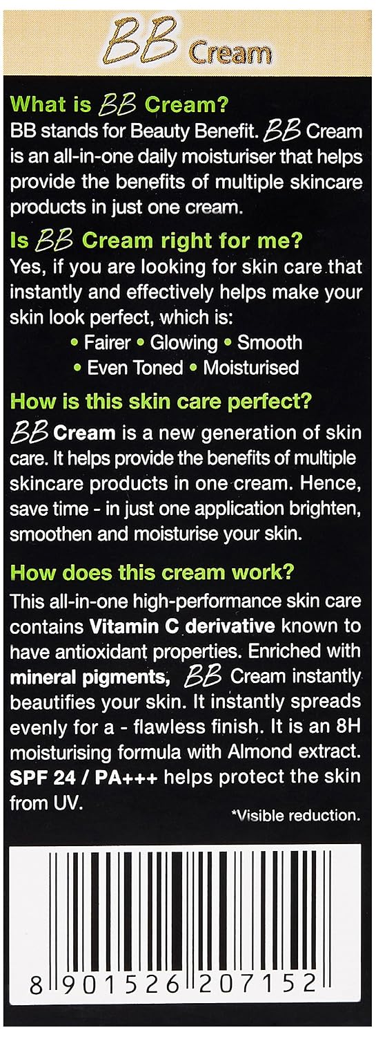Garnier Bb Glossy Light Coverage Cream For Sensitive Skin, 18G, Pack Of 1