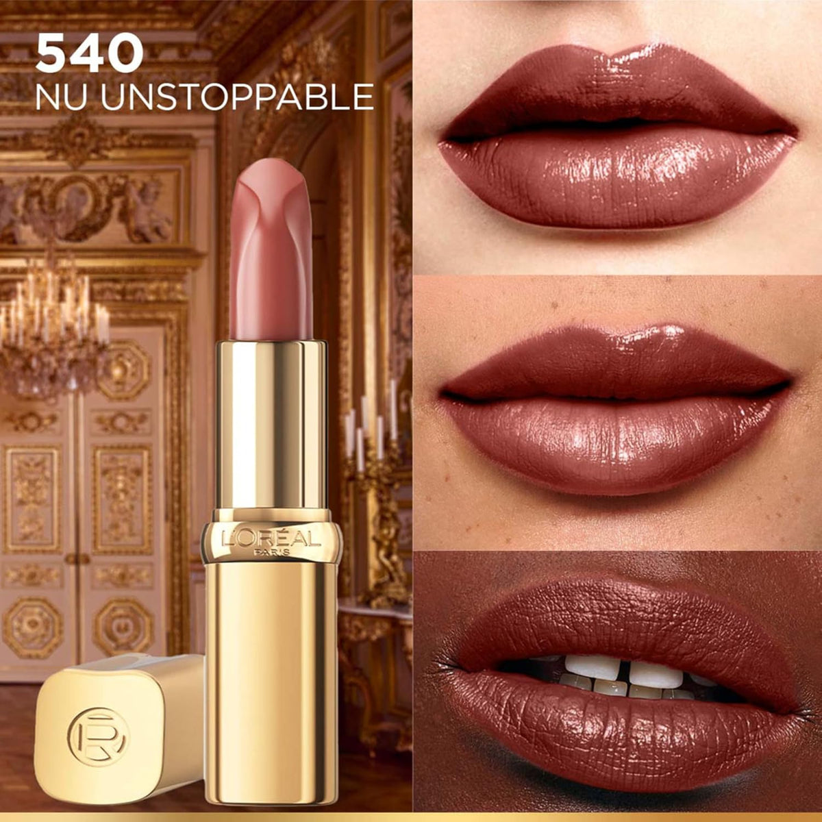 L'Oreal Paris Color Riche Satin Lipstick 601 Worth It, 4 Gm 601 Worth It 4.5 g (Pack of 1)