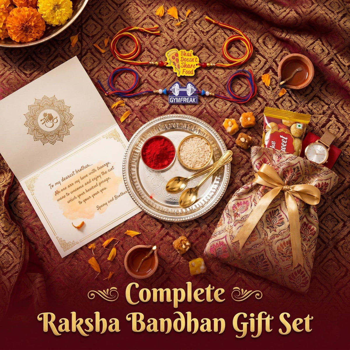 Kalakriti Cartoon Character Rakhi Set of 2 for Kids Brother – Fun & Colorful Rakshabandhan for Boys & Toddlers RakhiGanesh