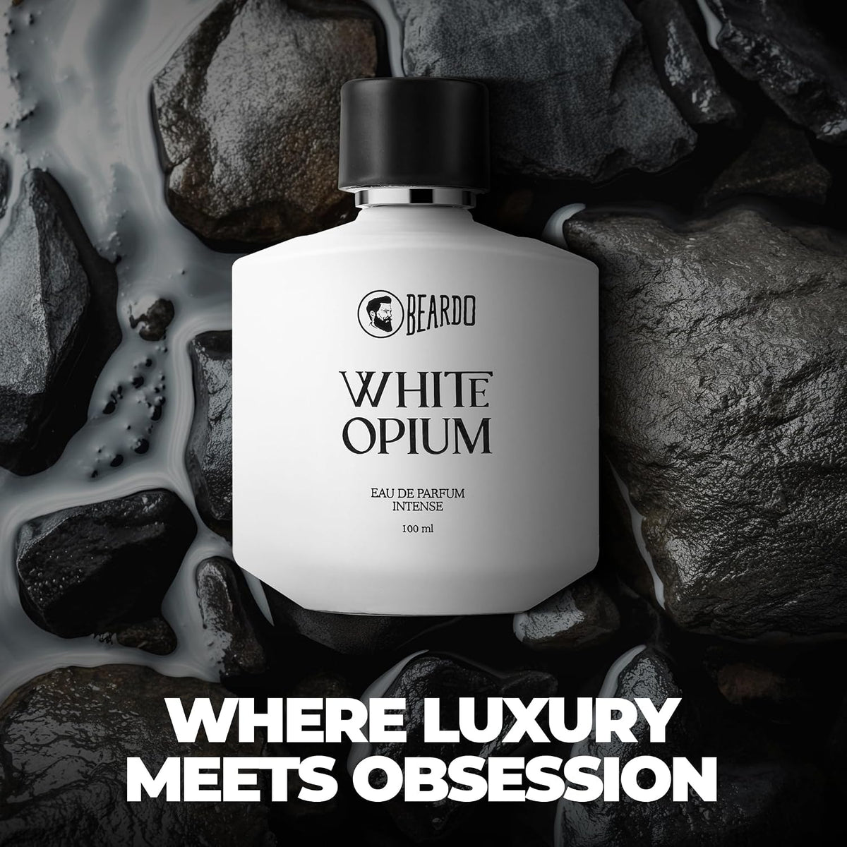 BEARDO White Opium Perfume For Men, 100Ml | Fresh Zesty Scent Eau De Parfum | Long Lasting Mens Perfume | Best Date Night Fragrance Body Spray | Christmas Gift