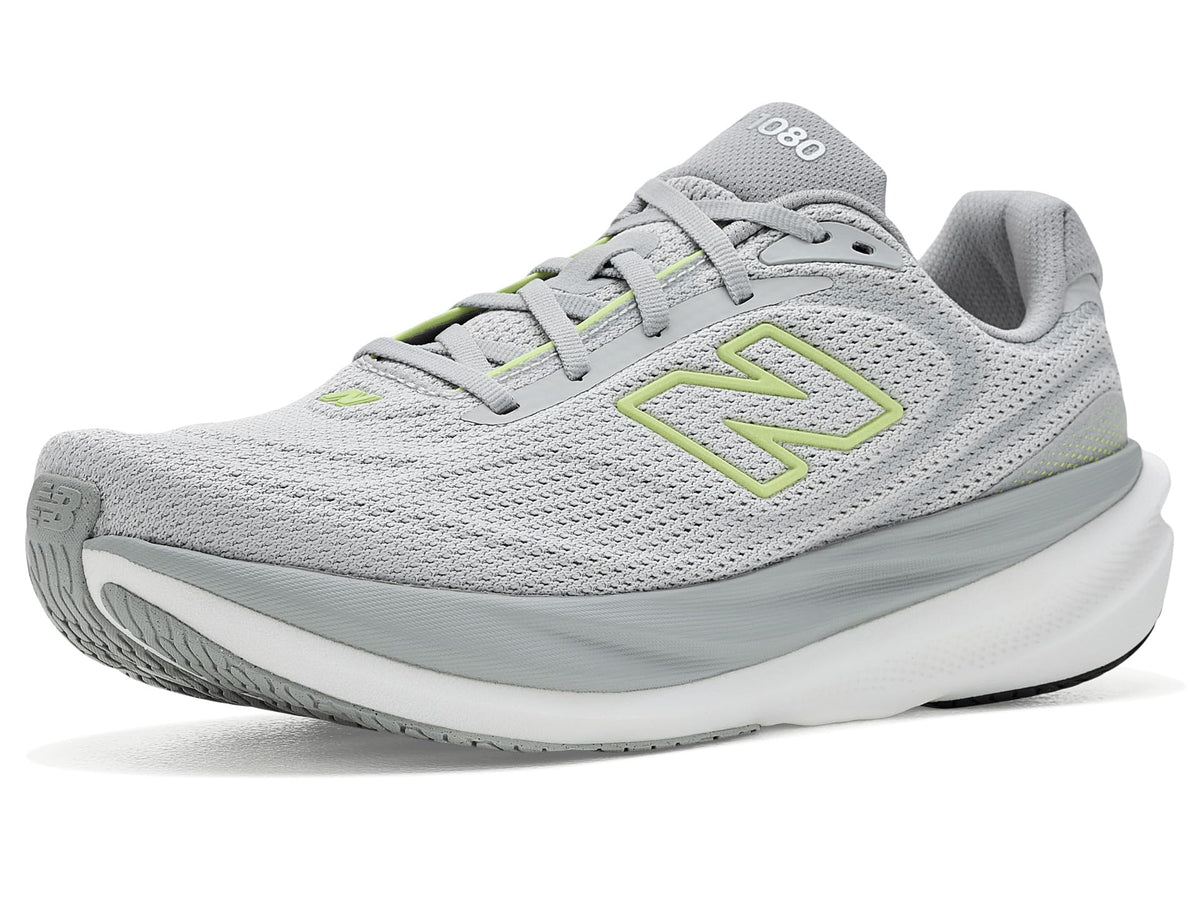 New Balance Men's Fresh Foam X 1080 V15 Running Shoe, Grey Matter/Afterglow, 10.5 Wide