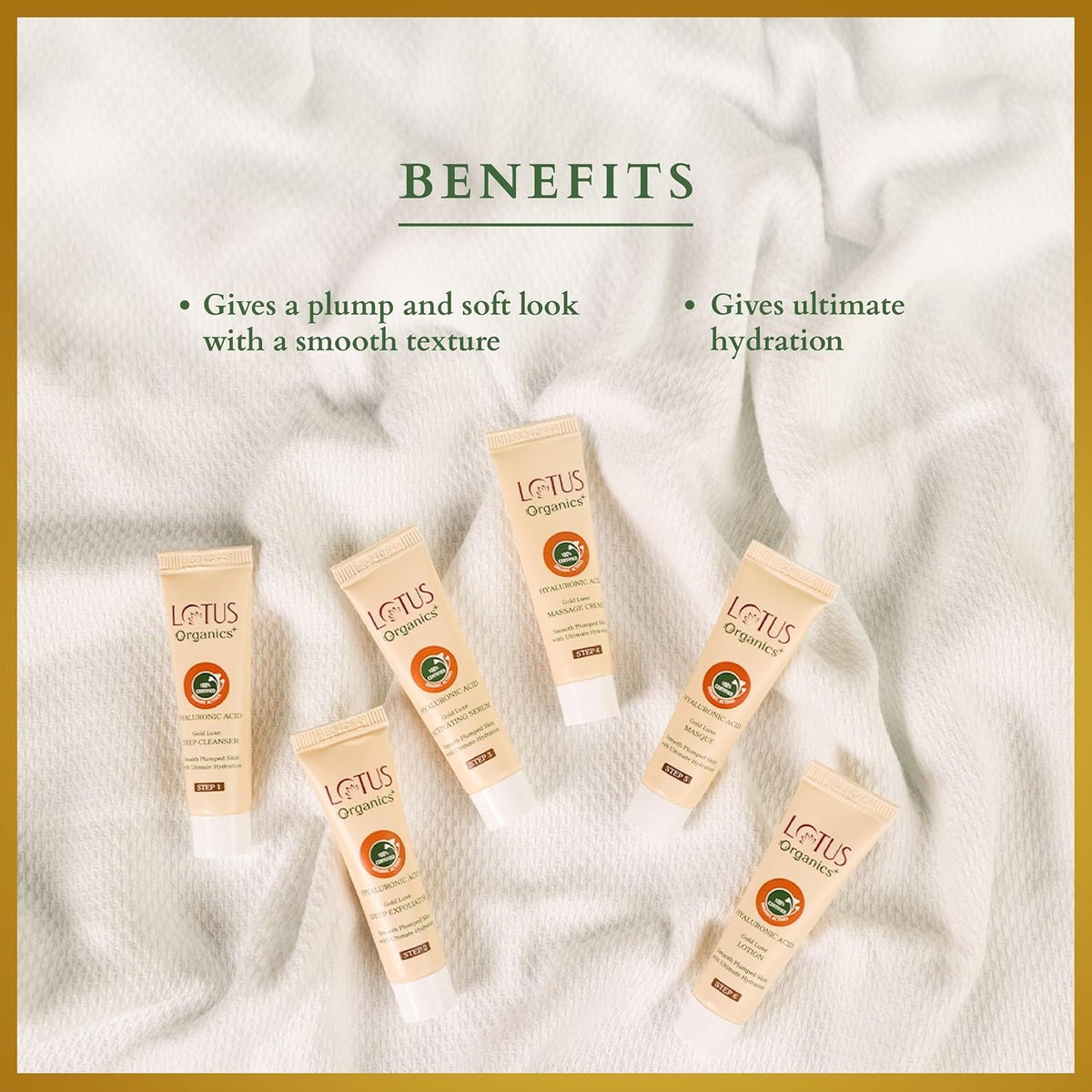 Lotus Organics+ Gold Single Facial Kit_54g