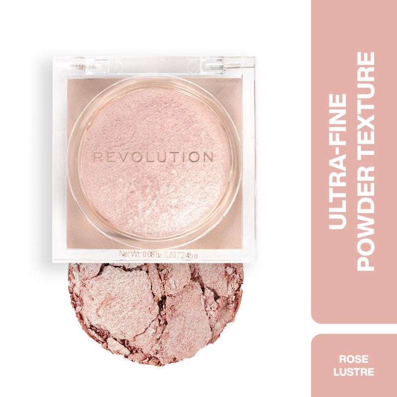 Makeup Revolution Beam Bright Highlighter - Rose Lustre (2.45g)