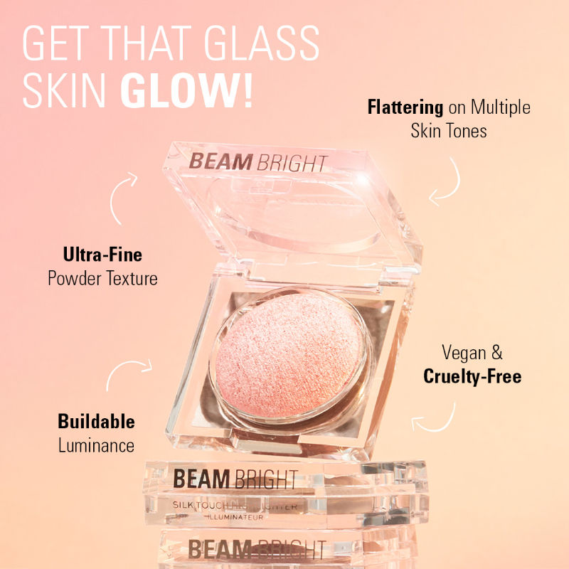 Makeup Revolution Beam Bright Highlighter - Rose Lustre (2.45g)