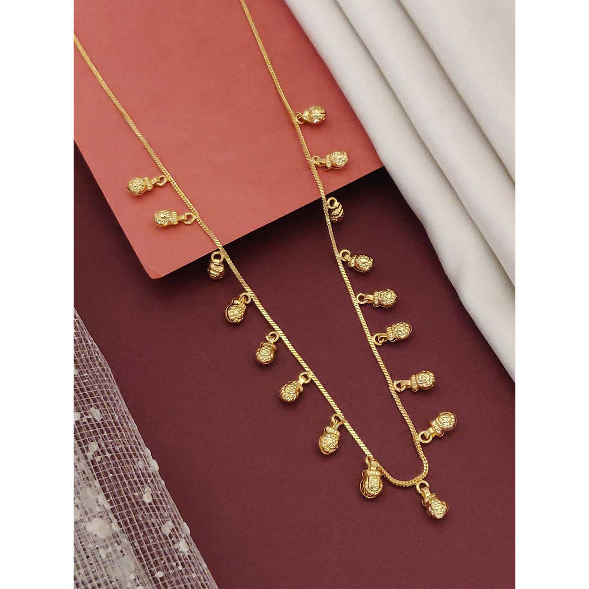 Abdesigns Sophisticated Gold Plated Necklace · One Size