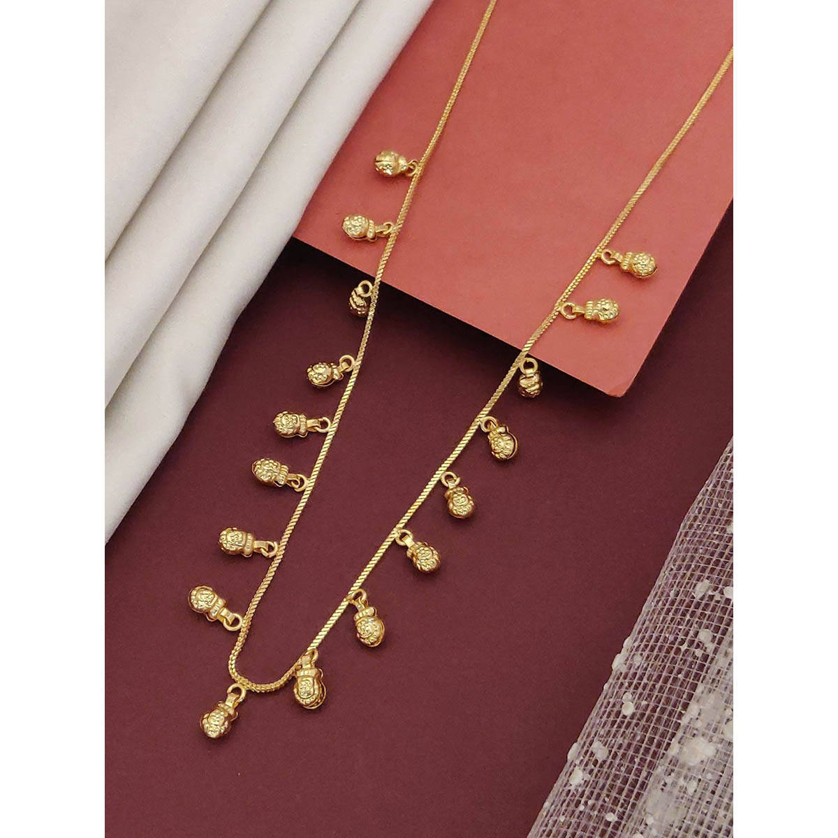 Abdesigns Sophisticated Gold Plated Necklace · One Size