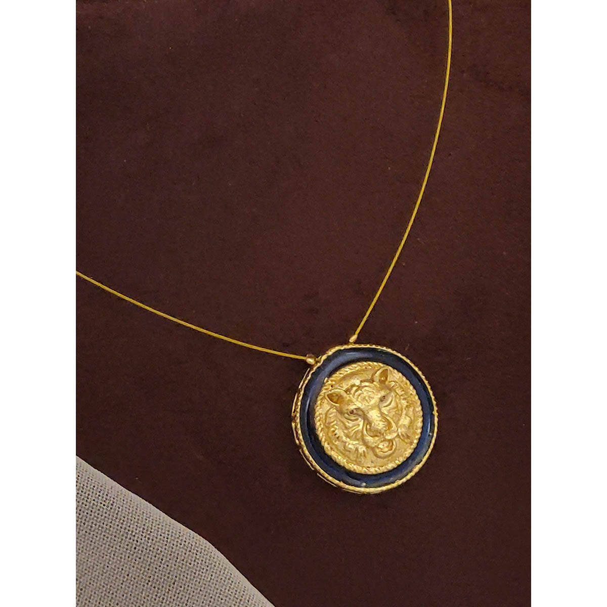 Abdesigns Elegant Blue Gold Plated Jewellery Set