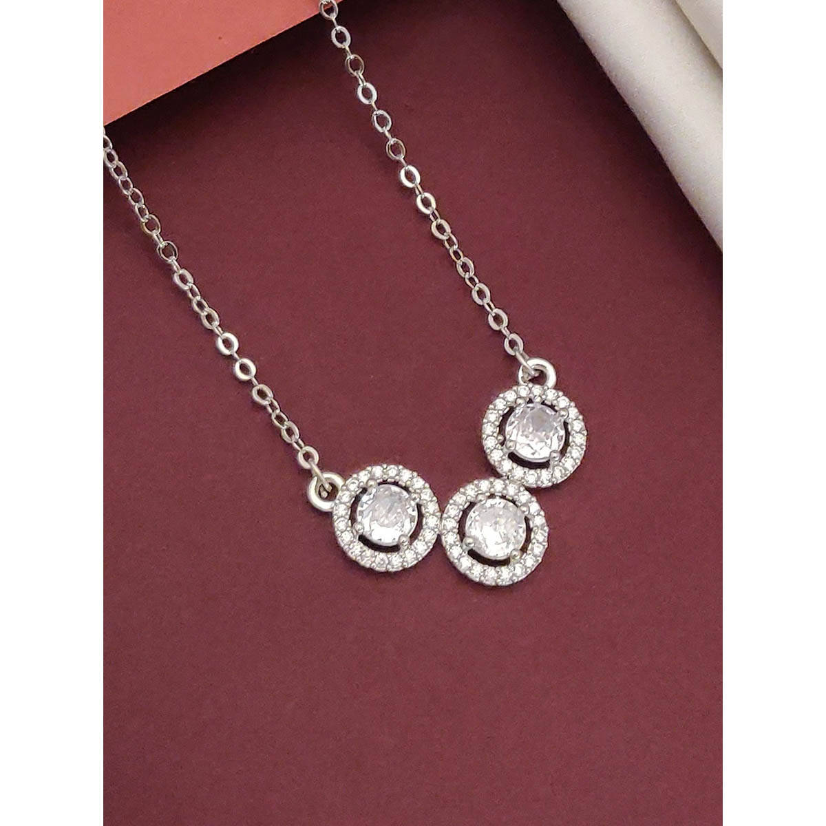 Abdesigns Magnificent Silver Plated Necklace