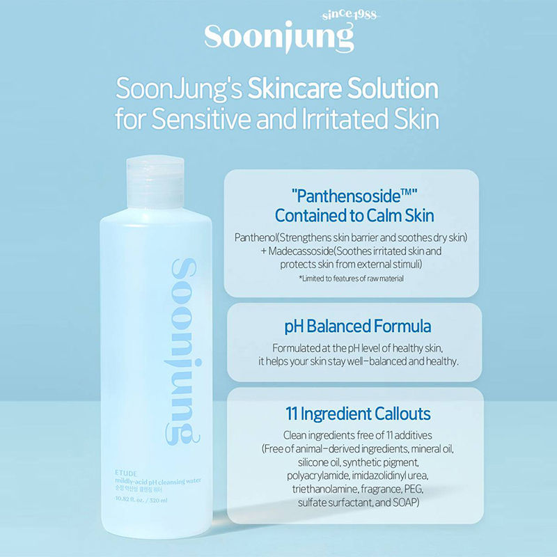 ETUDE Soonjung Cleansing Water (320ml)