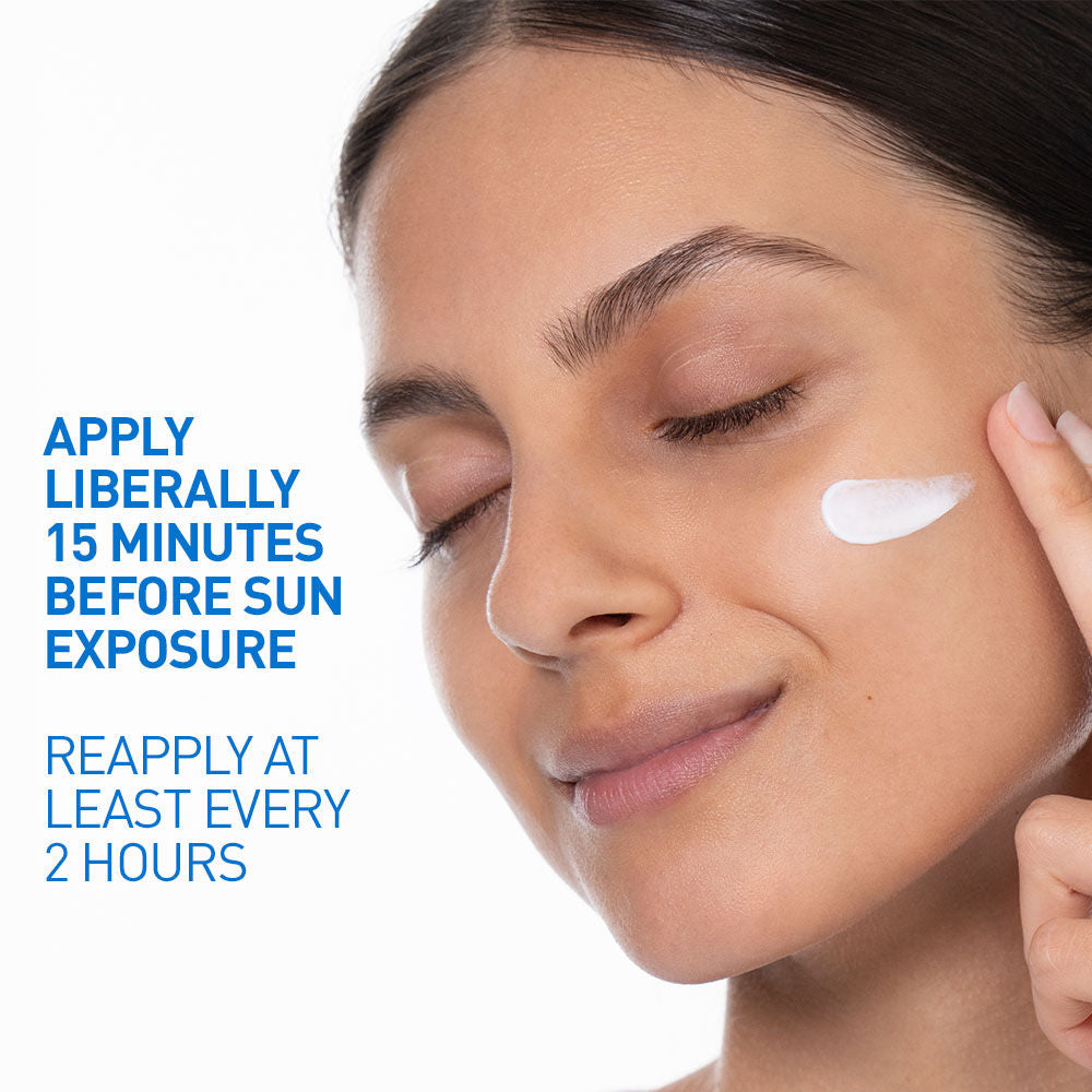 CeraVe AM Facial Moisturizer With Sunscreen SPF 30 UVB + UVA, Dermatologist Recommended Day Cream (50 g)