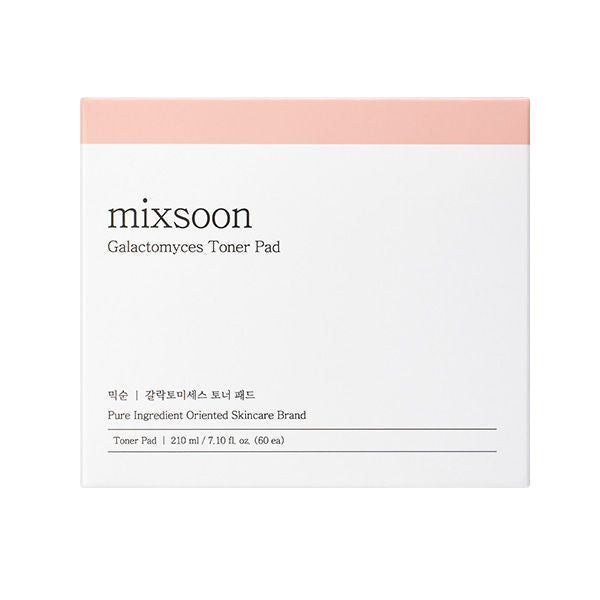 Mixsoon Galactomyces Toner Pad, Gentle Exfoliation, Brightens Skin & Boosts Radiance (280ml)