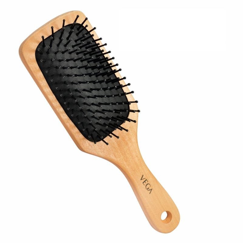 VEGA - Wooden Bristle Paddle Brush - (E2-PBS)