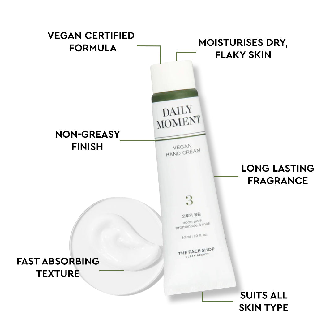 The Face Shop Daily Moment Vegan Hand Cream - 03 Noon Park 30ml