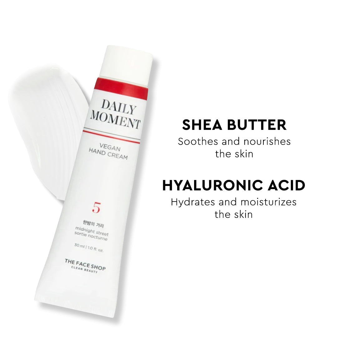 The Face Shop Daily Moment Vegan Hand Cream - 05 Midnight Street 30ml