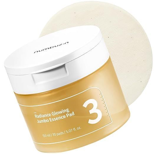 Numbuzin No.3 Radiance Glowing Jumbo Essence Pad (Pack Size:150ml)