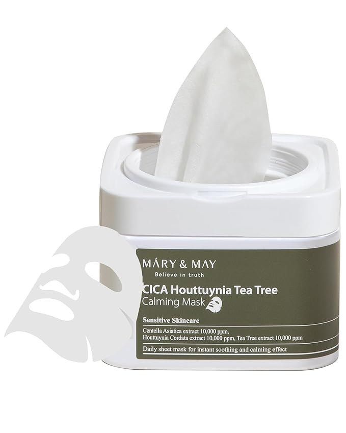Mary&May CICA Houttuynia Tea Tree Calming Mask 30EA/400g
