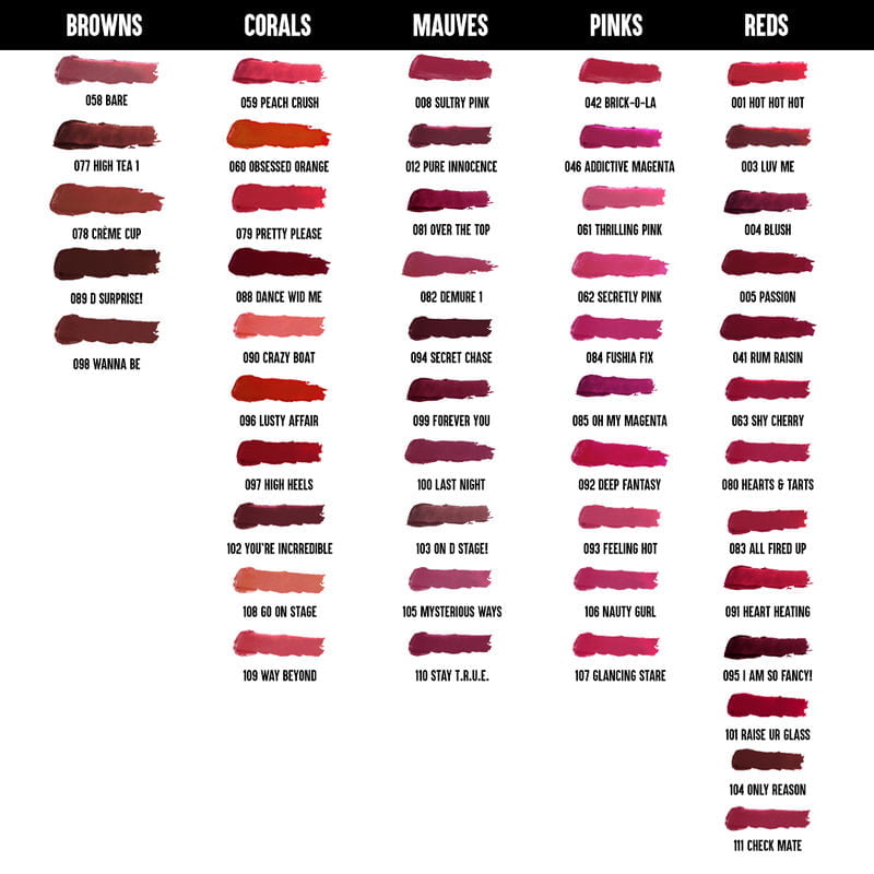 Colorbar - Velvet Matte Lipstick (4.2g)