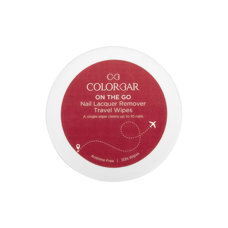Colorbar - On The Go Nail Lacquer Remover Wipes Sunshine Rose (30 Wipes)