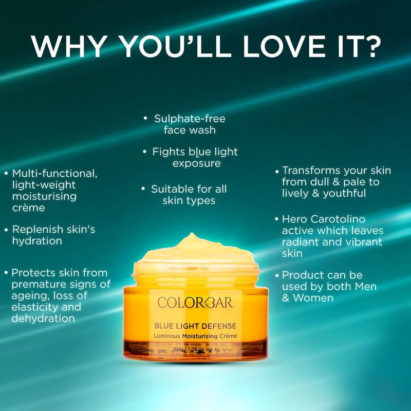 Colorbar - Blue Light Defense Luminous Moisturising Creme (50gm)