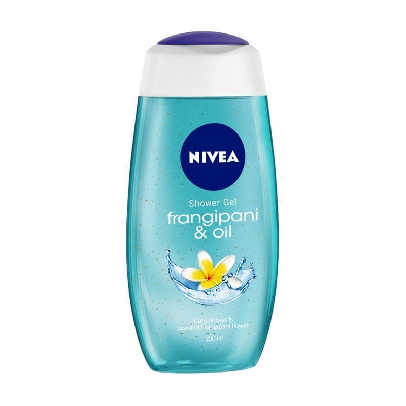 NIVEA - Body Wash, Frangipani & Oil Shower Gel, Pampering Care & Refreshing Scent of Frangipani Flower (250ML)