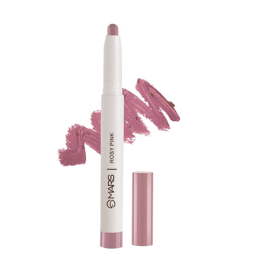 MARS Retractable Poppins Long Lasting Lip Crayon 1.3 gm (04-ROSY PINK)