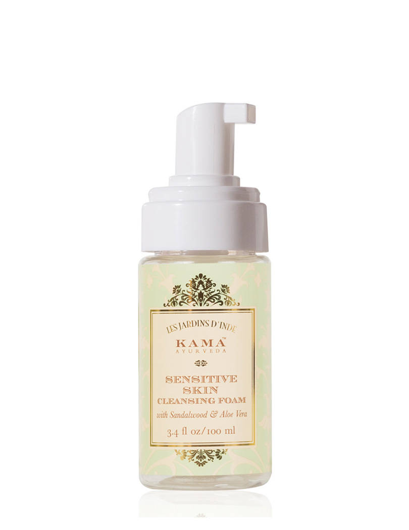 Kama Ayurveda Sensitive Skin Cleansing Foam with Sandalwood & Aloe Vera - 100ml