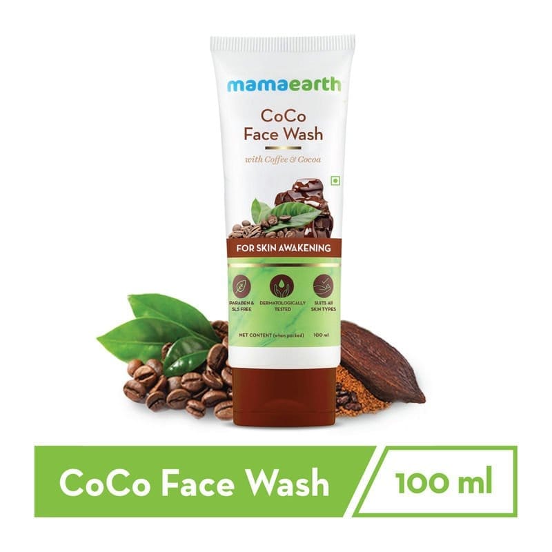 Mamaearth CoCo Facewash, With Coffee & Cocoa For Skin Awakening (100mL)