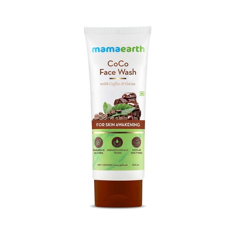 Mamaearth CoCo Facewash, With Coffee & Cocoa For Skin Awakening (100mL)