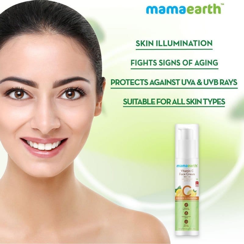 Mamaearth Vitamin C Cream For Face, with Vitamin C & SPF 20 (50gm)