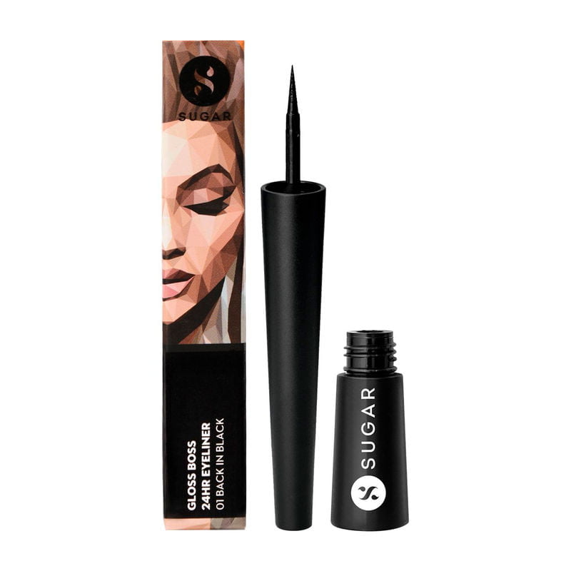 SUGAR - Gloss Boss 24HR Eyeliner - 01 Back In Black (2.5ml)