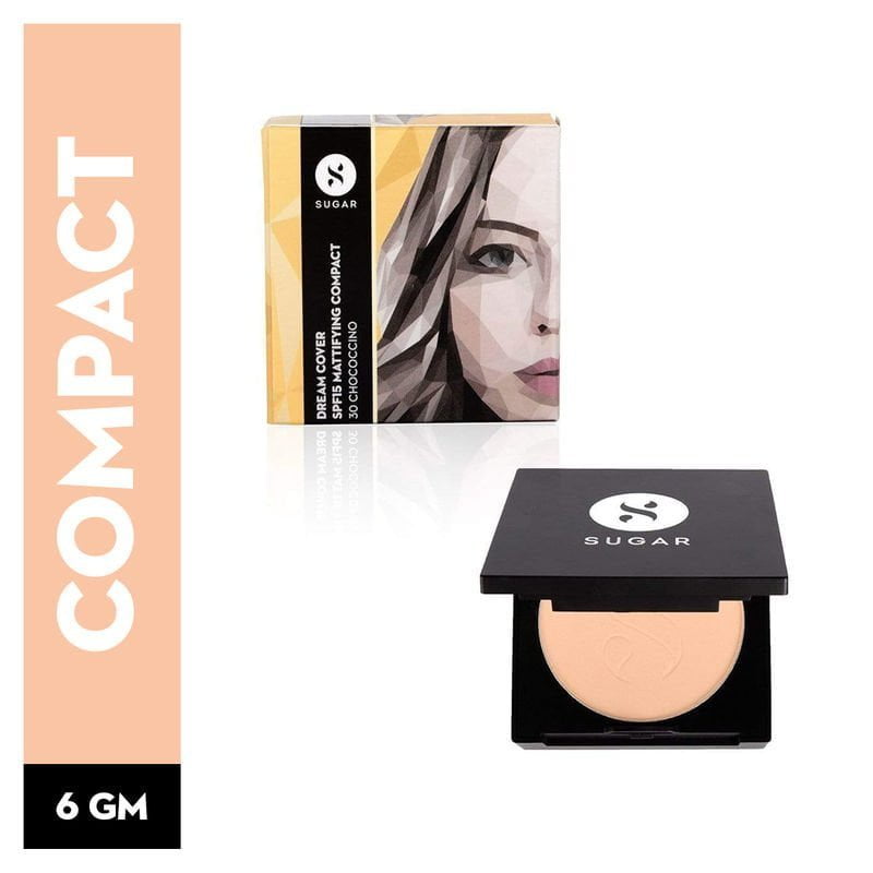 SUGAR Dream Cover SPF15 Mattifying Compact 30 Chococcino (6gm)