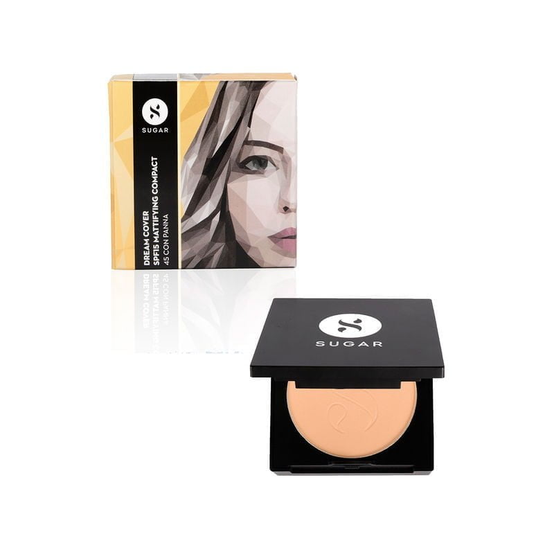 SUGAR - Dream Cover SPF15 Mattifying Compact - 45 Con Panna (6g)