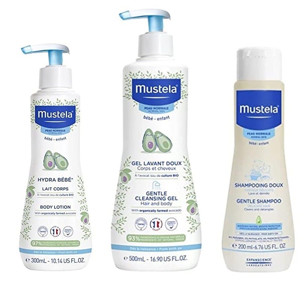 Mustela Bath Time Essential Set - (500ml+200ml+300ml)